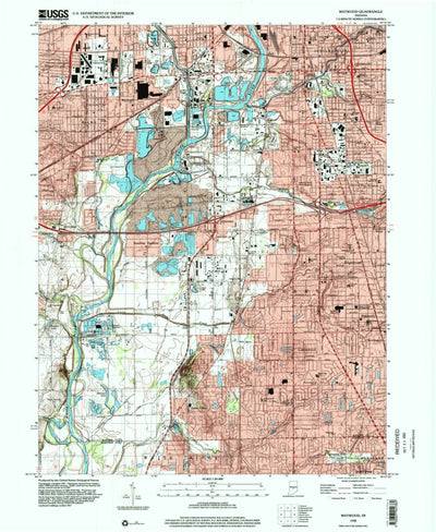 United States Geological Survey Maywood, IN (1998, 24000-Scale) digital map