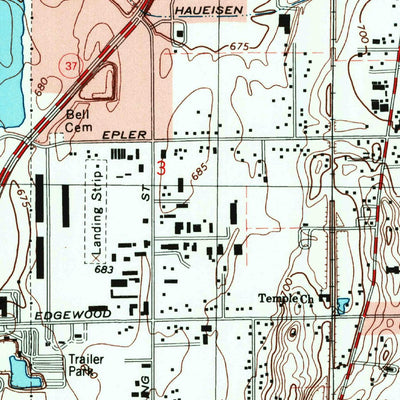 United States Geological Survey Maywood, IN (1998, 24000-Scale) digital map
