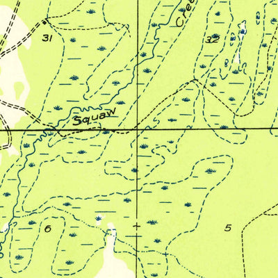 United States Geological Survey Maywood, MI (1932, 31680-Scale) digital map