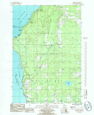 United States Geological Survey Maywood, MI (1985, 24000-Scale) digital map