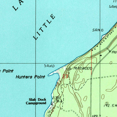 United States Geological Survey Maywood, MI (1985, 24000-Scale) digital map