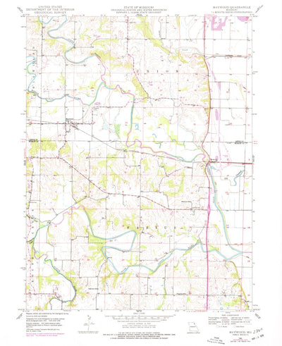 United States Geological Survey Maywood, MO (1949, 24000-Scale) digital map
