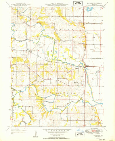 United States Geological Survey Maywood, MO (1950, 24000-Scale) digital map