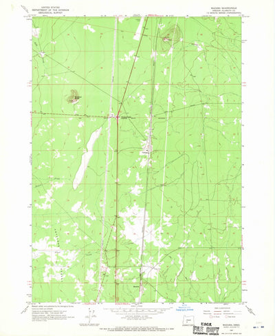 United States Geological Survey Mazama, OR (1967, 24000-Scale) digital map