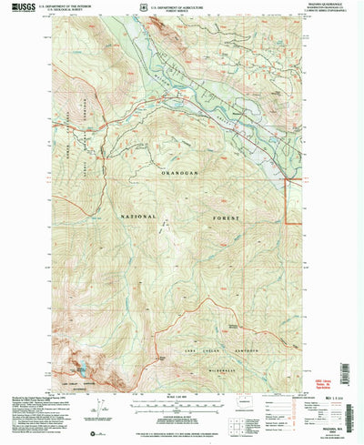 United States Geological Survey Mazama, WA (2002, 24000-Scale) digital map
