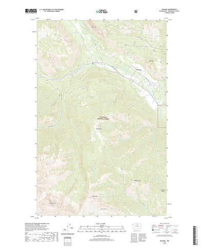 United States Geological Survey Mazama, WA (2020, 24000-Scale) digital map