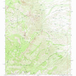 United States Geological Survey Mazatzal Peak, AZ (1972, 24000-Scale) digital map