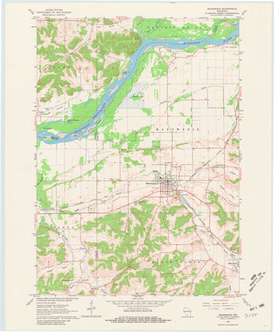 United States Geological Survey Mazomanie, WI (1962, 24000-Scale) digital map