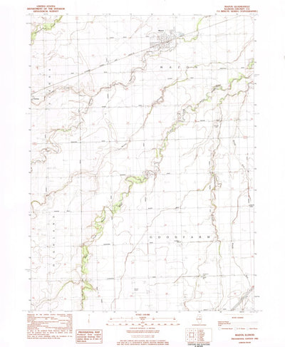 United States Geological Survey Mazon, IL (1983, 24000-Scale) digital map