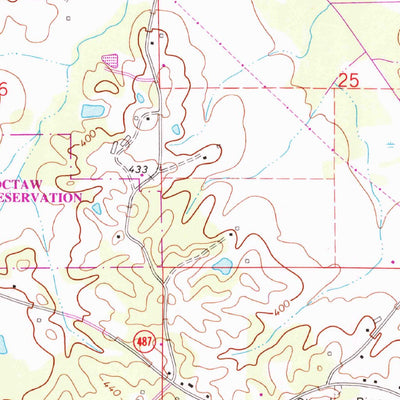 United States Geological Survey Mcafee, MS (1972, 24000-Scale) digital map