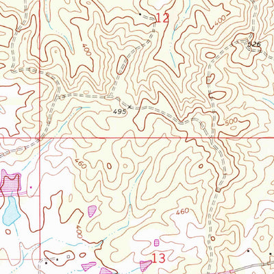 United States Geological Survey Mcafee, MS (1972, 24000-Scale) digital map