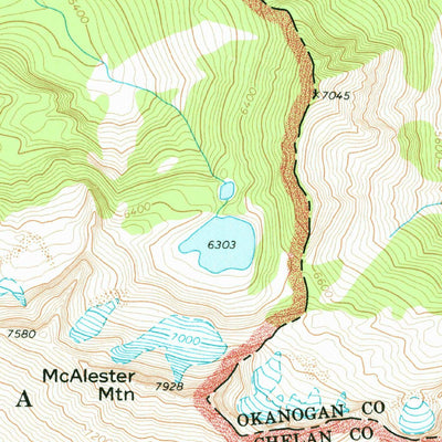 United States Geological Survey Mcalester Mountain, WA (1969, 24000-Scale) digital map