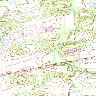 United States Geological Survey Mcalester, OK (1967, 24000-Scale) digital map