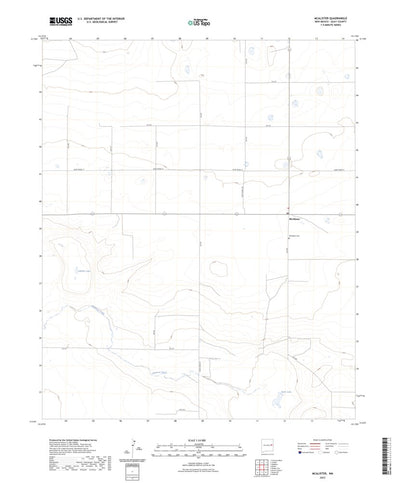 United States Geological Survey McAlister, NM (2023, 24000-Scale) digital map