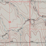 United States Geological Survey Mcallaster NE, KS (1969, 24000-Scale) digital map