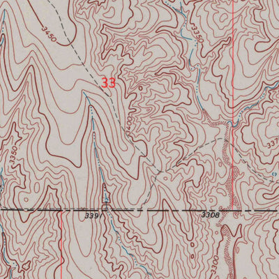United States Geological Survey Mcallaster NW, KS (1969, 24000-Scale) digital map