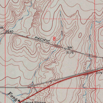 United States Geological Survey Mcallaster SE, KS (1969, 24000-Scale) digital map