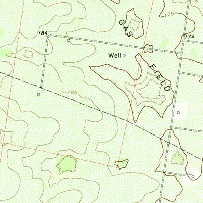 United States Geological Survey Mcallen Ranch, TX (1972, 24000-Scale) digital map