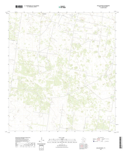 United States Geological Survey McAllen Ranch, TX (2022, 24000-Scale) digital map