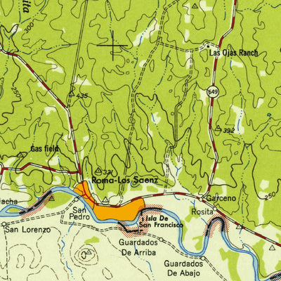 United States Geological Survey Mcallen, TX (1949, 250000-Scale) digital map