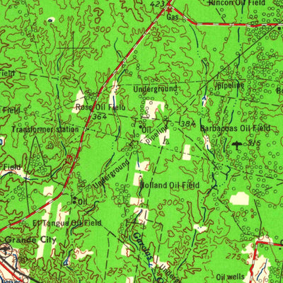 United States Geological Survey Mcallen, TX (1962, 250000-Scale) digital map