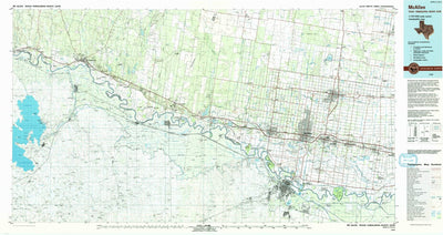 United States Geological Survey Mcallen, TX (1992, 100000-Scale) digital map