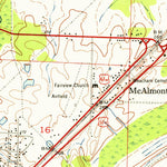 United States Geological Survey Mcalmont, AR (1954, 24000-Scale) digital map