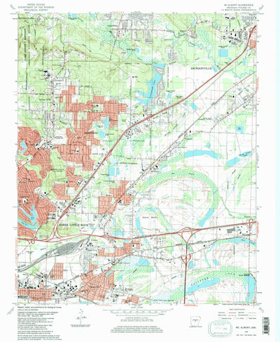 United States Geological Survey Mcalmont, AR (1986, 24000-Scale) digital map