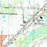 United States Geological Survey Mcalmont, AR (1986, 24000-Scale) digital map