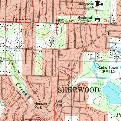United States Geological Survey Mcalmont, AR (1986, 24000-Scale) digital map