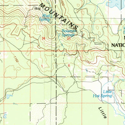 United States Geological Survey Mcarthur, CA (1984, 100000-Scale) digital map