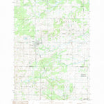 United States Geological Survey Mcbain, MI (1983, 25000-Scale) digital map
