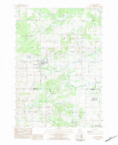 United States Geological Survey Mcbain, MI (1983, 25000-Scale) digital map