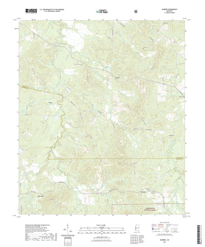 United States Geological Survey McBride, MS (2021, 24000-Scale) digital map