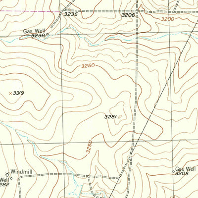 United States Geological Survey Mcbride, TX (1953, 24000-Scale) digital map