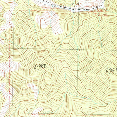 United States Geological Survey Mcbrides Sheep Well, NV (1982, 24000-Scale) digital map