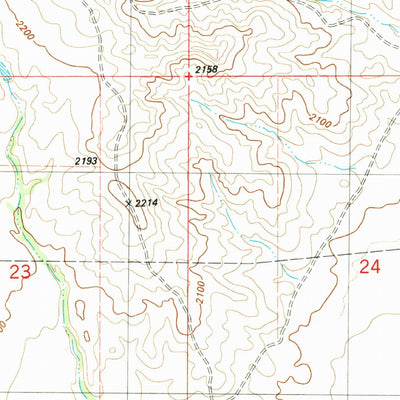 United States Geological Survey Mccabe East, MT (1983, 24000-Scale) digital map