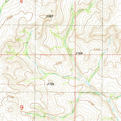 United States Geological Survey Mccabe West, MT (1983, 24000-Scale) digital map