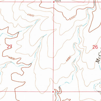 United States Geological Survey Mccain Creek, OR (1969, 24000-Scale) digital map