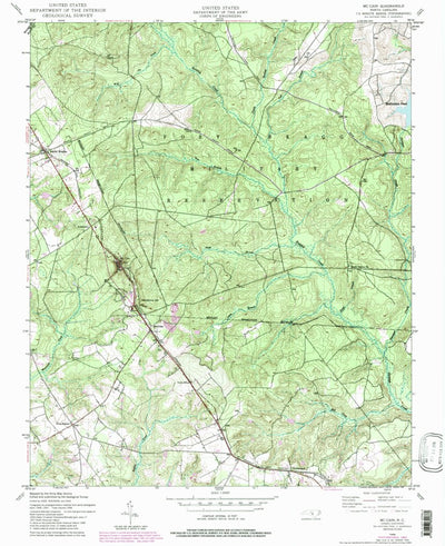 United States Geological Survey Mccain, NC (1948, 24000-Scale) digital map