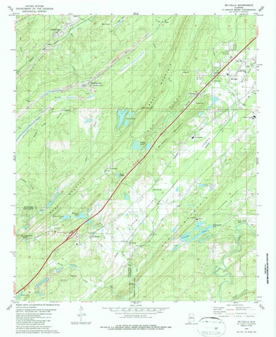 United States Geological Survey Mccalla, AL (1980, 24000-Scale) digital map