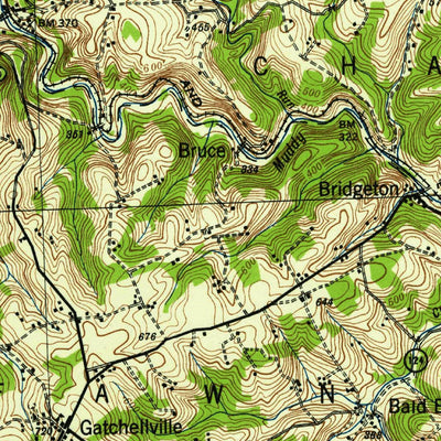 United States Geological Survey Mccalls Ferry, PA (1943, 62500-Scale) digital map