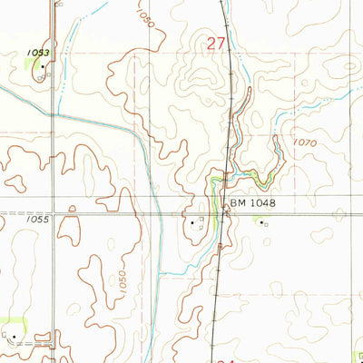 United States Geological Survey Mccallsburg, IA (1975, 24000-Scale) digital map