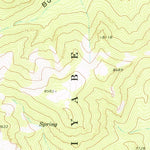 United States Geological Survey Mccann Canyon, NV (1971, 24000-Scale) digital map