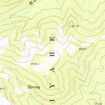 United States Geological Survey Mccann Canyon, NV (1971, 24000-Scale) digital map
