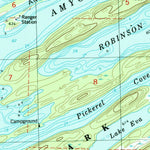 United States Geological Survey Mccargoe Cove, MI (1985, 24000-Scale) digital map