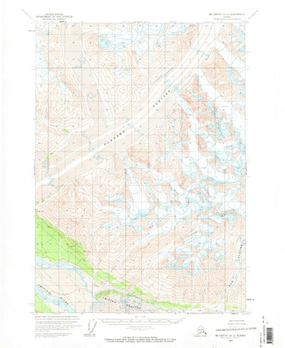 United States Geological Survey Mccarthy A-2, AK (1959, 63360-Scale) digital map