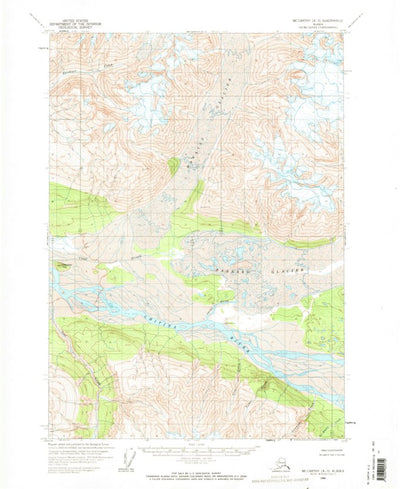 United States Geological Survey Mccarthy A-3, AK (1959, 63360-Scale) digital map