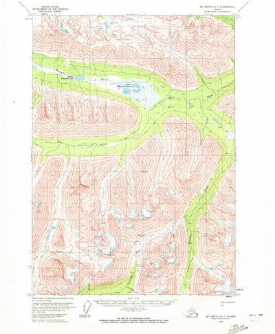 United States Geological Survey Mccarthy A-7, AK (1959, 63360-Scale) digital map