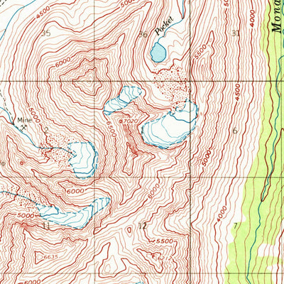 United States Geological Survey Mccarthy A-7, AK (1959, 63360-Scale) digital map